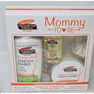 Palmers Cocoa Butter Mommy-To-Be Stretch Marks Kit Skin Oil Lotion Tummy Butter